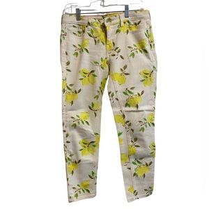 ☘️5 for $40☘️ Kate Spade Broome Street Lemon Jeans Sz 27 See Photos/Descript